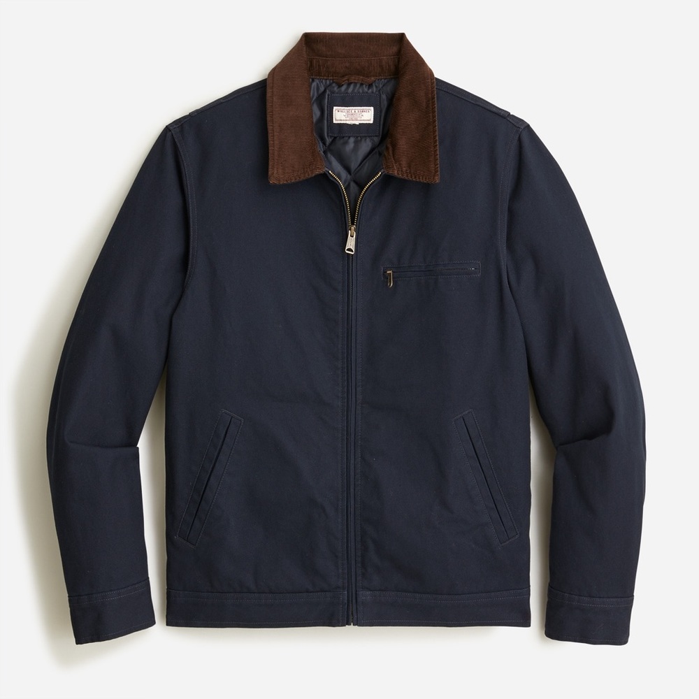 Wallace & Barnes Canvas Work Jacket in Small